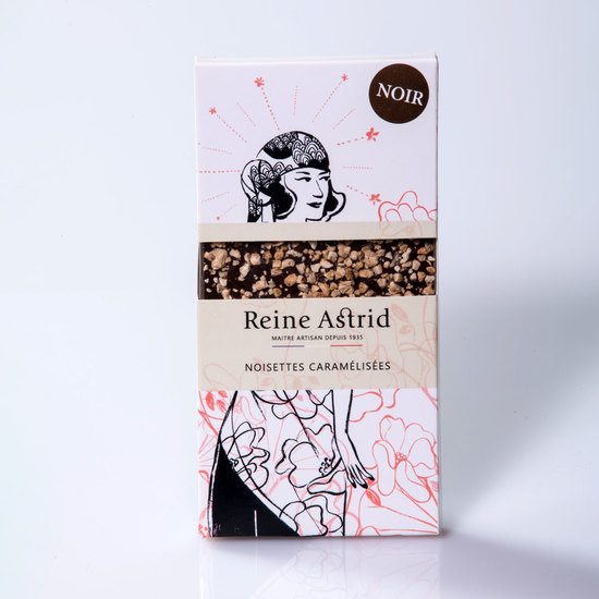 Reine Astrid Tablette Chocolat Noir 60% Noisettes 90g
