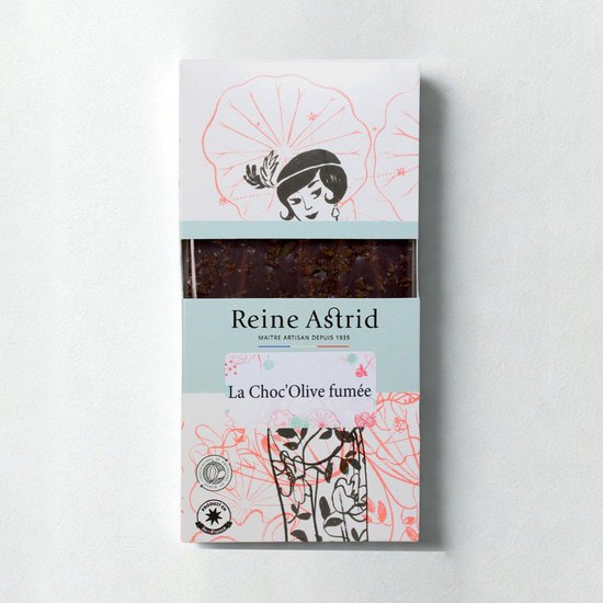 Reine Astrid Tablette Chocolat Noir 75% Cameroun Olives Choc'Olive 100g Reine Astrid Tablette Chocolat Noir 75% Cameroun Olives Choc'Olive 100g