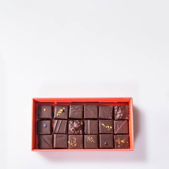 Reine Astrid Assortiment Chocolats Noir 18 chocolats - 120g