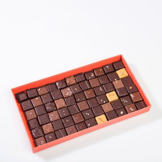 Reine Astrid Assortiment Chocolats Noir & Lait 66 chocolats - 425g