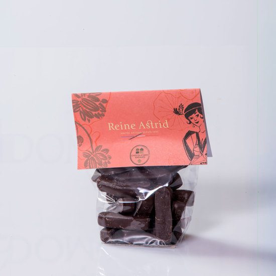 Reine Astrid Gingembrettes Chocolat Noir 100g