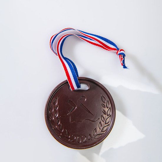 Médaille Jeux Olympiques Chocolat Noir, Natation Médaille Jeux Olympiques Chocolat Noir, Natation