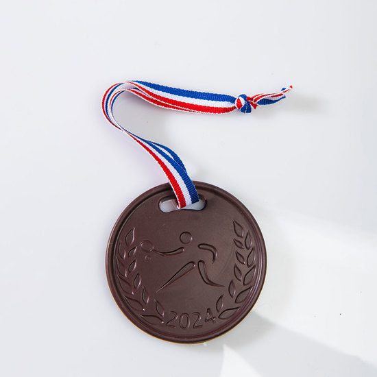 Médaille Jeux Olympiques Chocolat Noir, Tennis Médaille Jeux Olympiques Chocolat Noir, Tennis