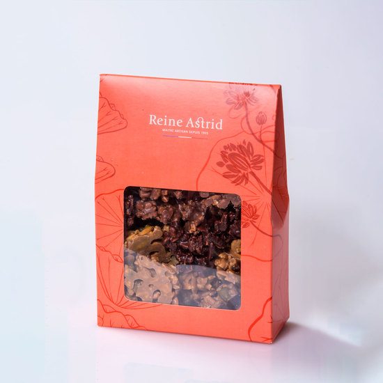 Reine Astrid Grignotines Chocolat Noir, Lait & Blond 200g