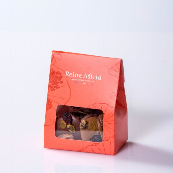Reine Astrid Mendiants Chocolat Noir, Lait & Blond 100g