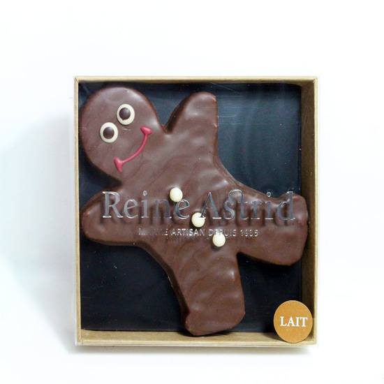 Reine Astrid Bonhomme de Noël Chocolat Pain d'Épice 80g Reine Astrid Bonhomme de Noël Chocolat Pain d'Épice 80g
