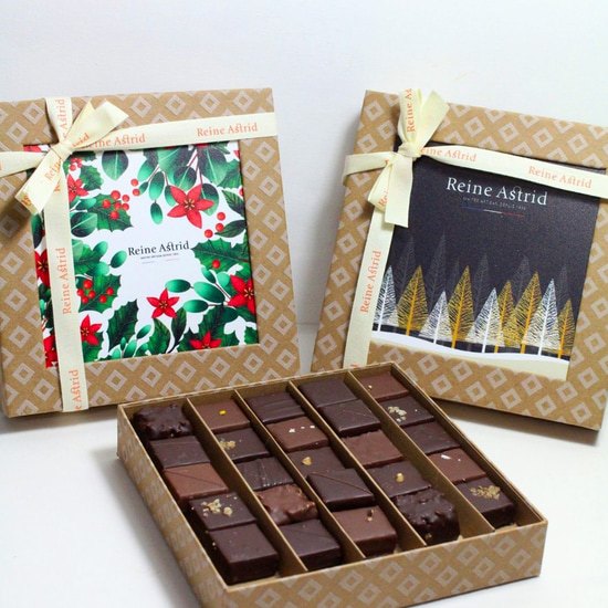 Reine Astrid Coffret Chocolats Noir & Lait Noël 2025 25 Chocolats Reine Astrid Coffret Chocolats Noir & Lait Noël 2025 25 Chocolats